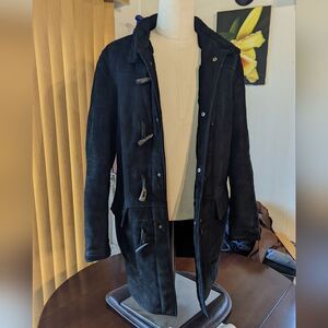 Isaiah Ciarrai Fine Leather Coat - Black - Size 52 - One of a Kind